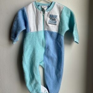 vintage sears baby footie 3-6m